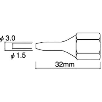 长喷嘴 1.5 毫米HAKKO白光A1087